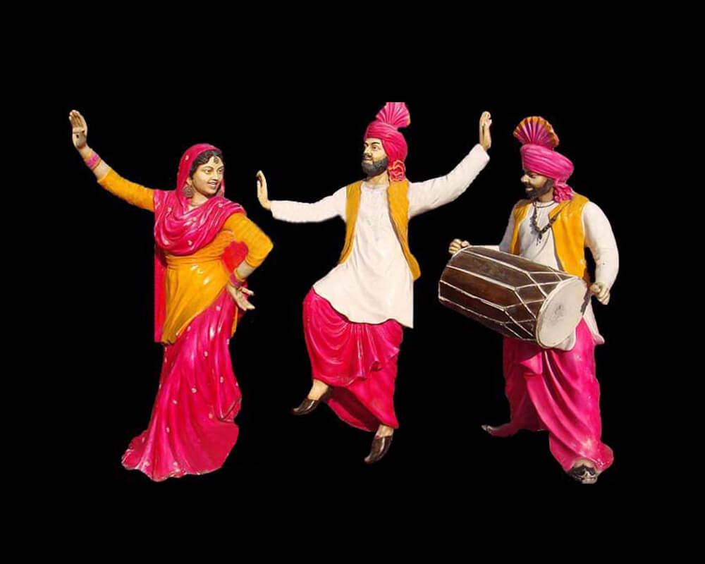 Punjabi Culture Fiber Statues Sharma Fiber Wedding Mandaps Wedding
