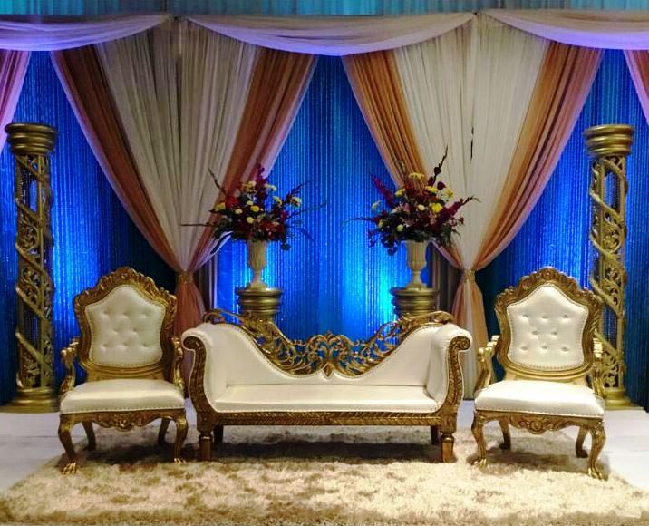 Wooden Sofa - Sharma Fiber - Wedding Mandaps, Wedding Stages, Fiber ...